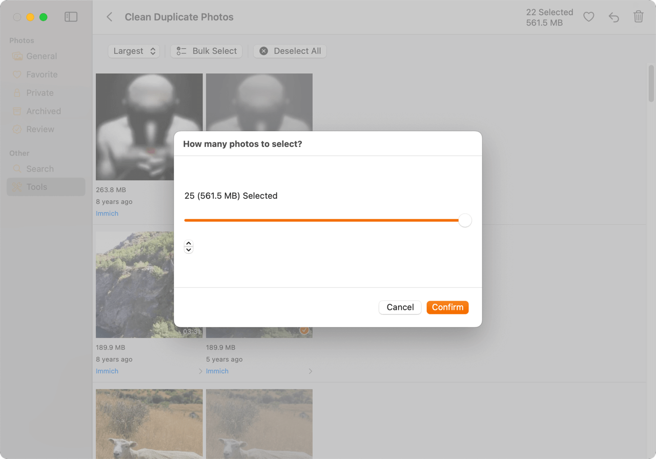 Stream duplicate cleanup on macOS